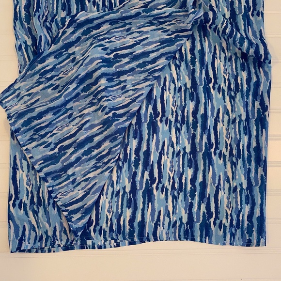 PATRICIA JONES OCEAN BLUE LONG SARONG STYLE SKIRT - Picture 2 of 3